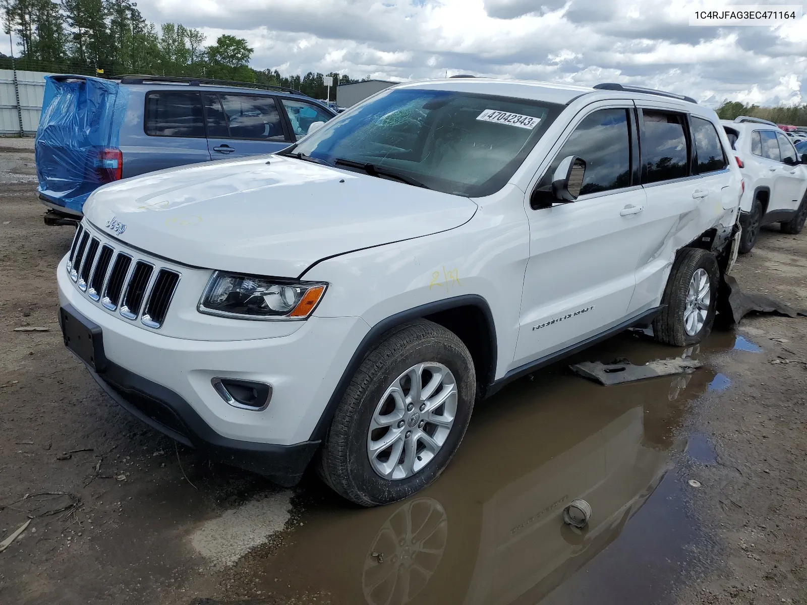 1C4RJFAG3EC471164 2014 Jeep Grand Cherokee Laredo