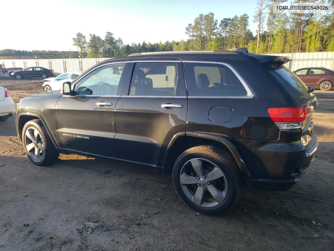 2014 Jeep Grand Cherokee Overland VIN: 1C4RJECG5EC548026 Lot: 49409464