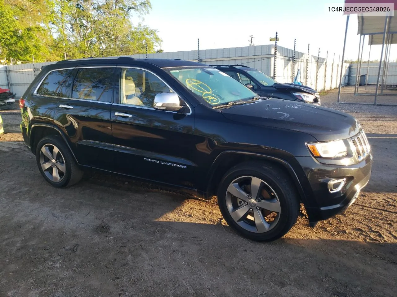 2014 Jeep Grand Cherokee Overland VIN: 1C4RJECG5EC548026 Lot: 49409464