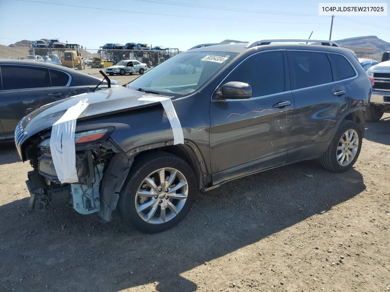 2014 Jeep Cherokee Limited VIN: 1C4PJLDS7EW217025 Lot: 50354324