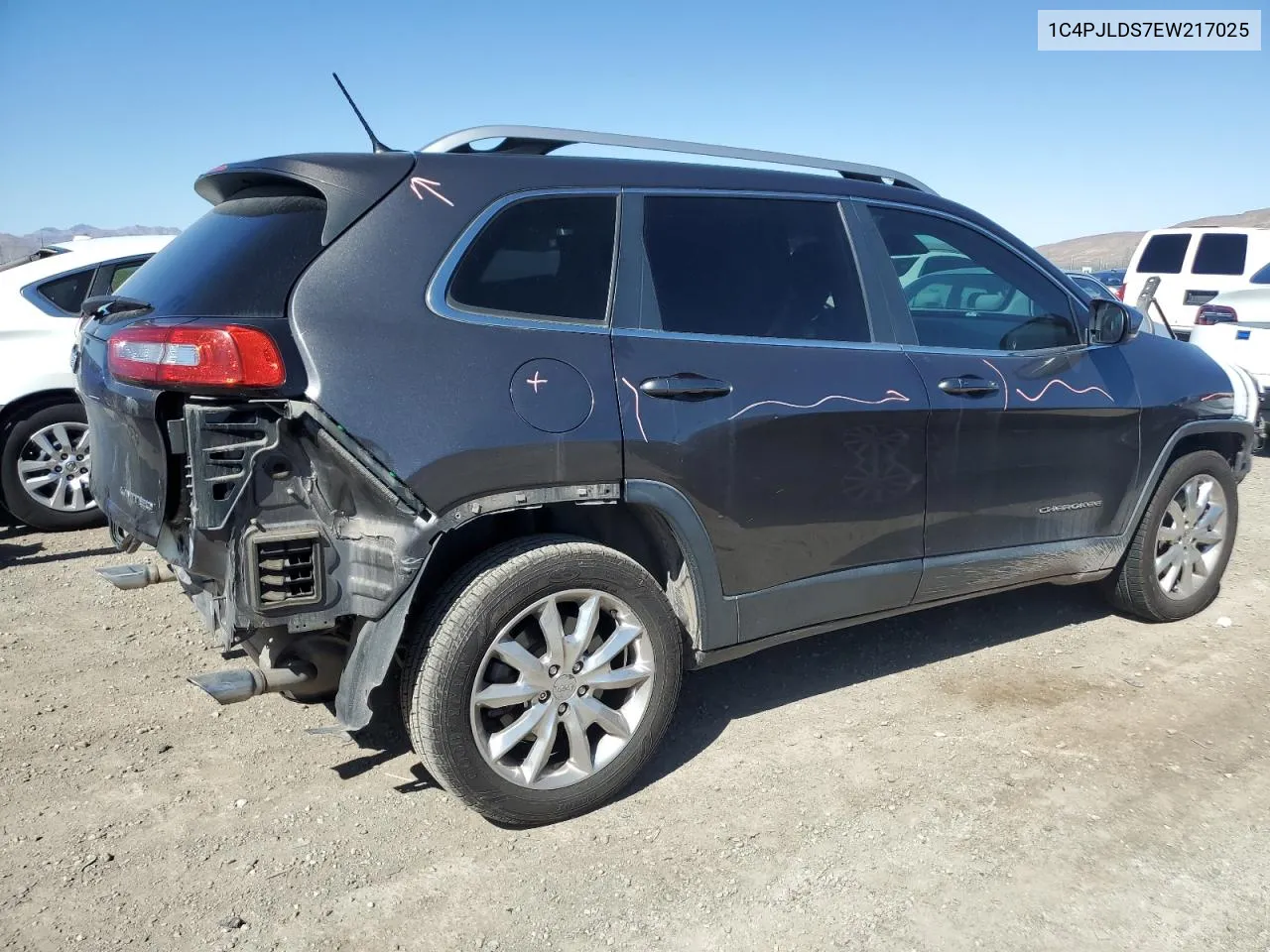 2014 Jeep Cherokee Limited VIN: 1C4PJLDS7EW217025 Lot: 50354324