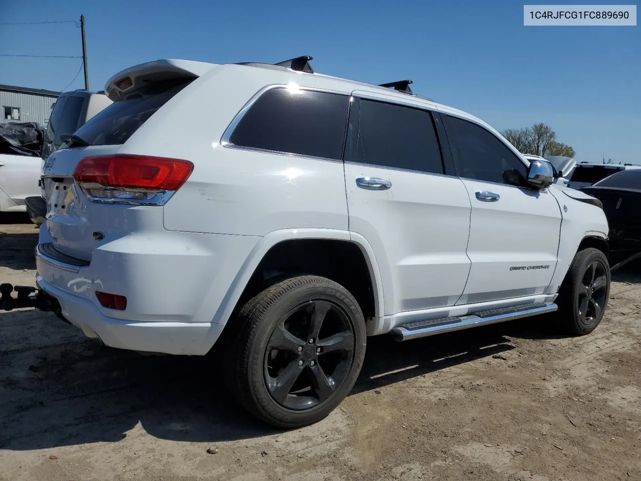 2014 Jeep Grand Cherokee Overland VIN: 1C4RJFCG1FC889690 Lot: 51662384