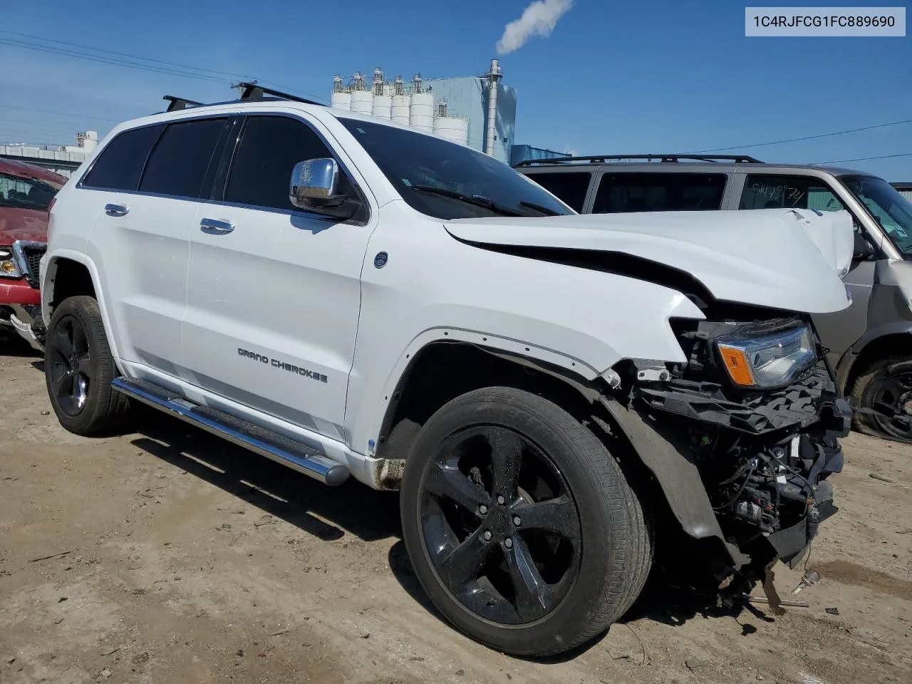 2014 Jeep Grand Cherokee Overland VIN: 1C4RJFCG1FC889690 Lot: 51662384