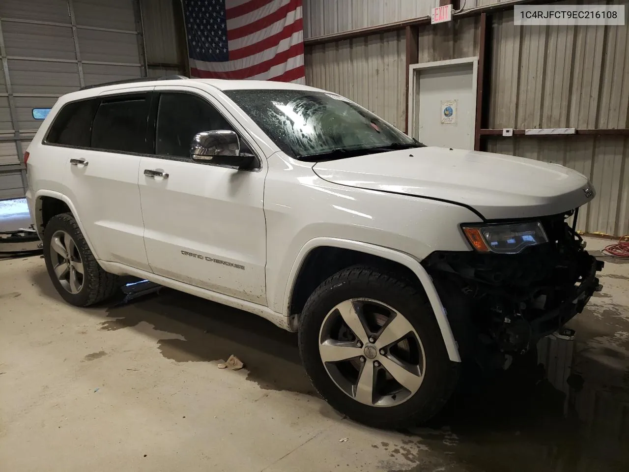 2014 Jeep Grand Cherokee Overland VIN: 1C4RJFCT9EC216108 Lot: 52108574