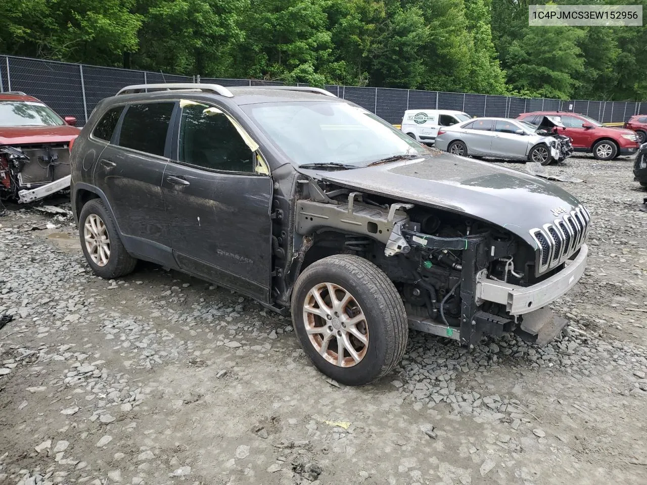 2014 Jeep Cherokee Latitude VIN: 1C4PJMCS3EW152956 Lot: 53996274