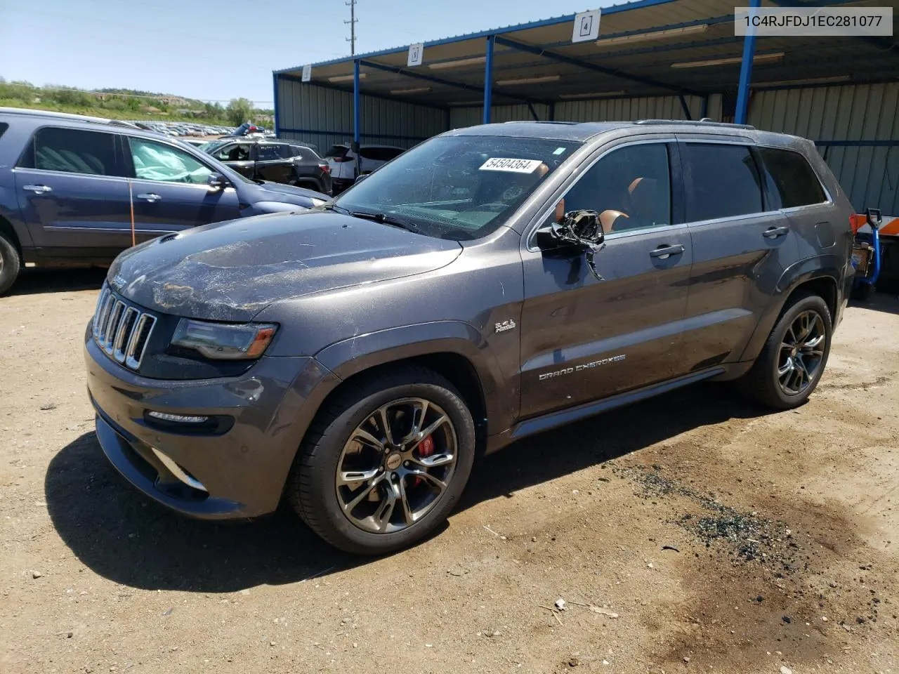 1C4RJFDJ1EC281077 2014 Jeep Grand Cherokee Srt-8