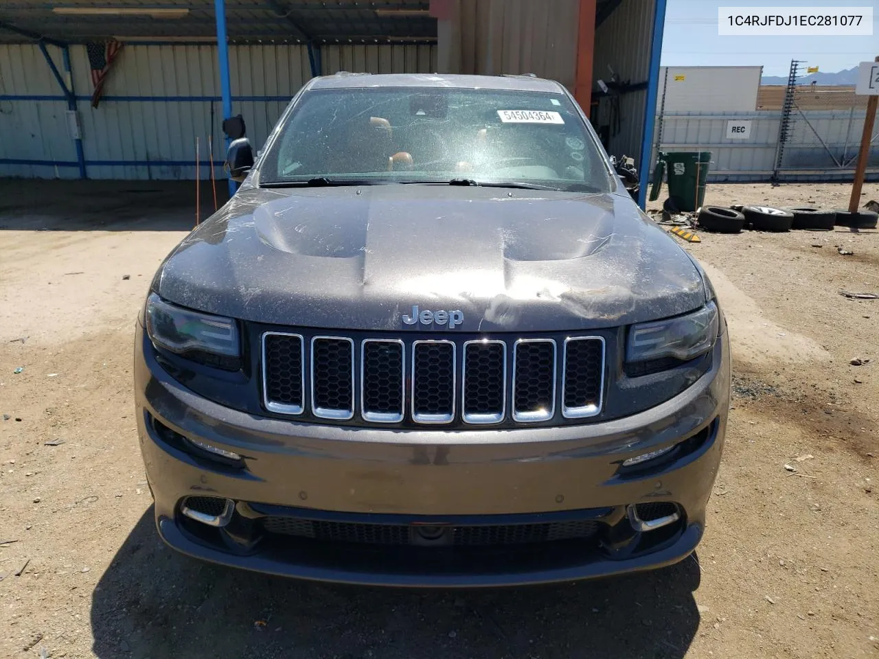 2014 Jeep Grand Cherokee Srt-8 VIN: 1C4RJFDJ1EC281077 Lot: 54504364