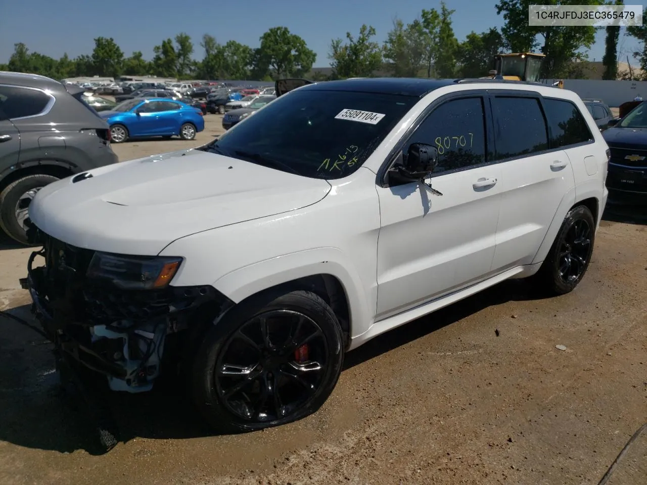 2014 Jeep Grand Cherokee Srt-8 VIN: 1C4RJFDJ3EC365479 Lot: 55091104