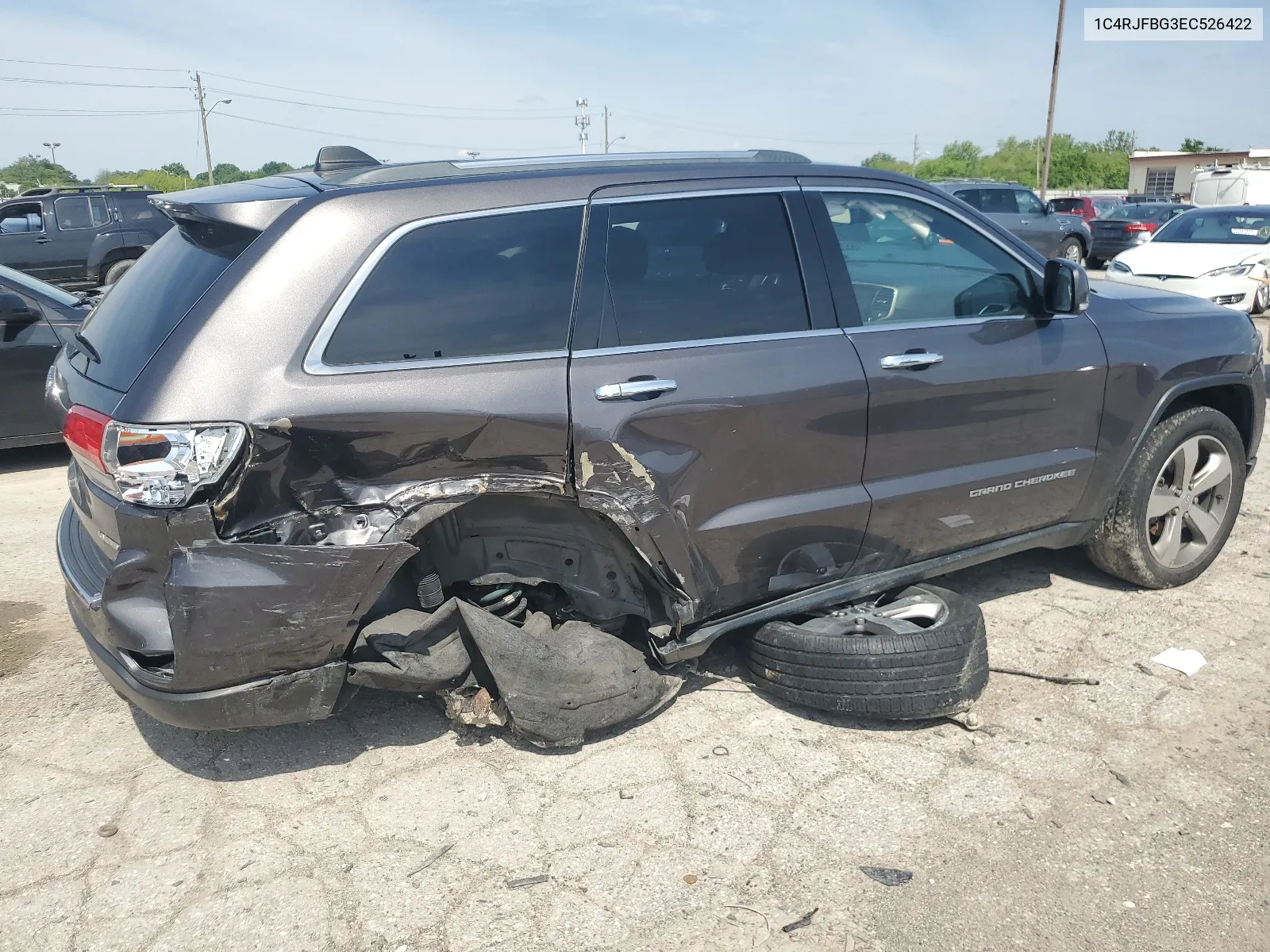 2014 Jeep Grand Cherokee Limited VIN: 1C4RJFBG3EC526422 Lot: 55235194