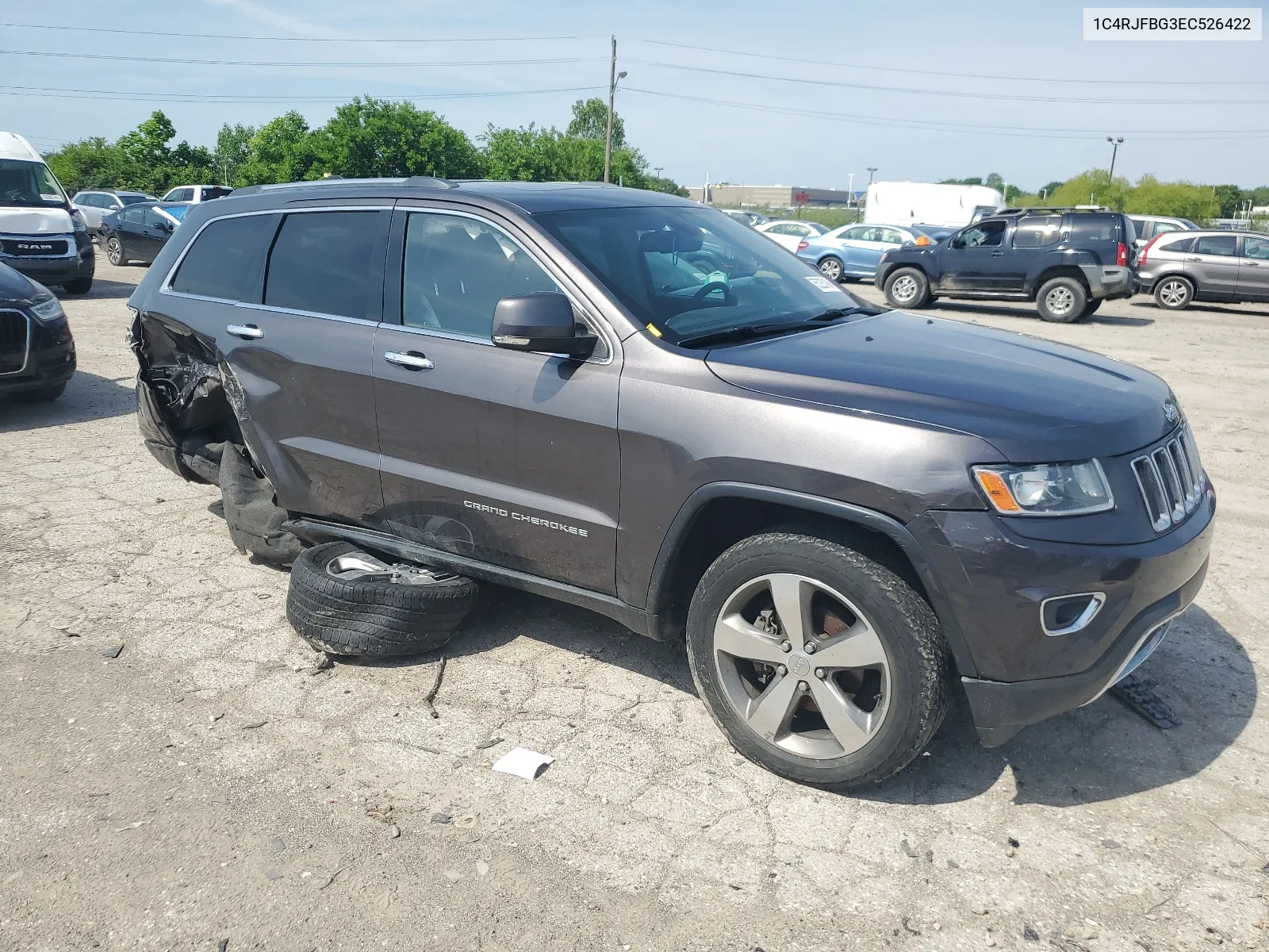 2014 Jeep Grand Cherokee Limited VIN: 1C4RJFBG3EC526422 Lot: 55235194