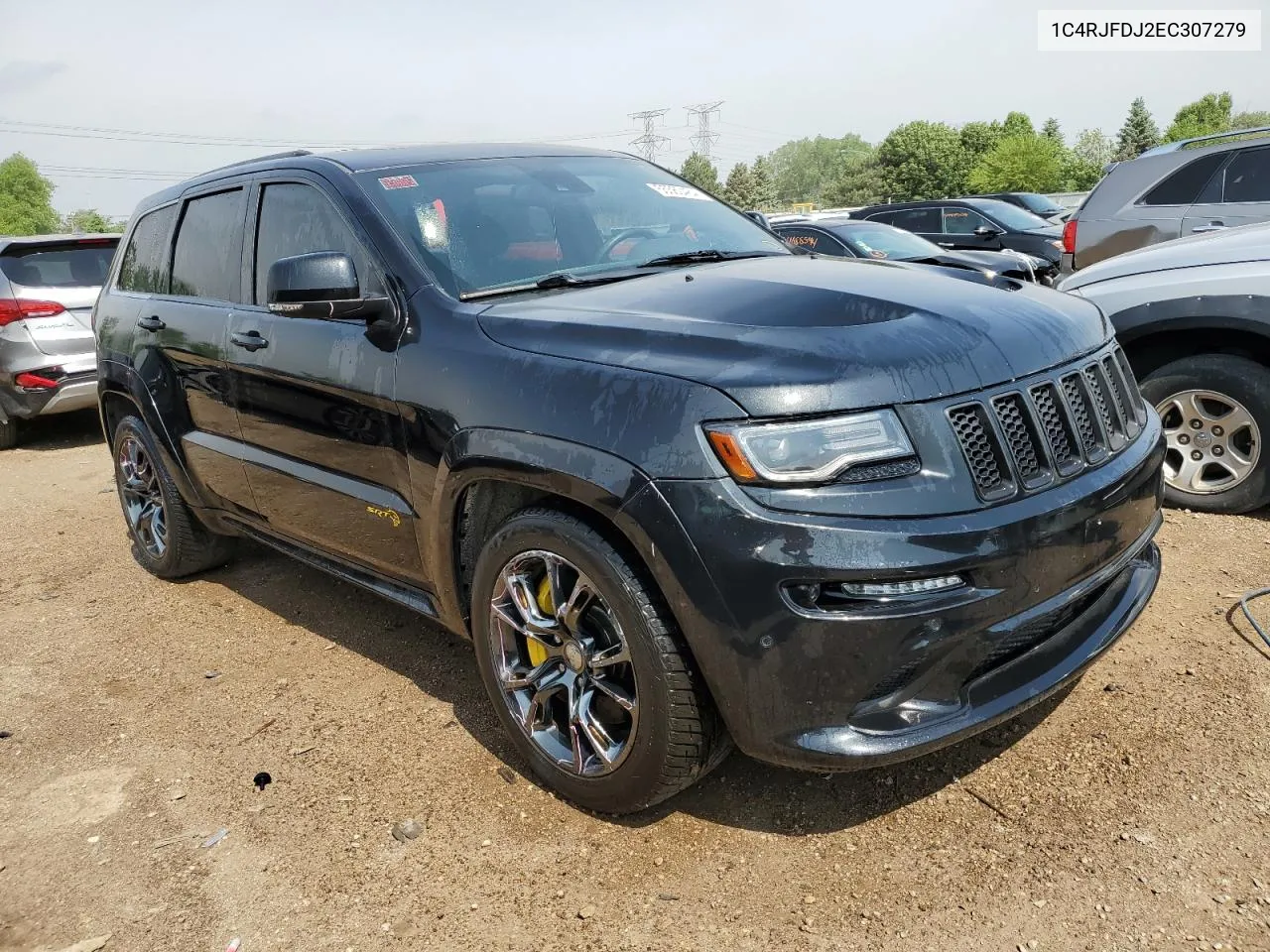 2014 Jeep Grand Cherokee Srt-8 VIN: 1C4RJFDJ2EC307279 Lot: 55560484