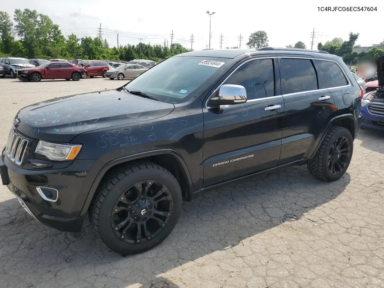 1C4RJFCG6EC547604 2014 Jeep Grand Cherokee Overland