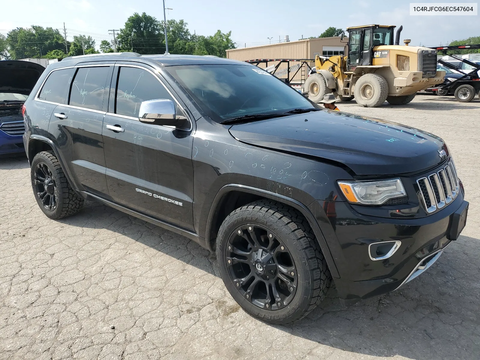 2014 Jeep Grand Cherokee Overland VIN: 1C4RJFCG6EC547604 Lot: 55824944