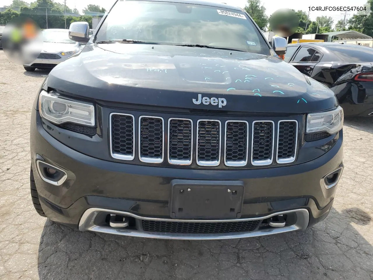 2014 Jeep Grand Cherokee Overland VIN: 1C4RJFCG6EC547604 Lot: 55824944