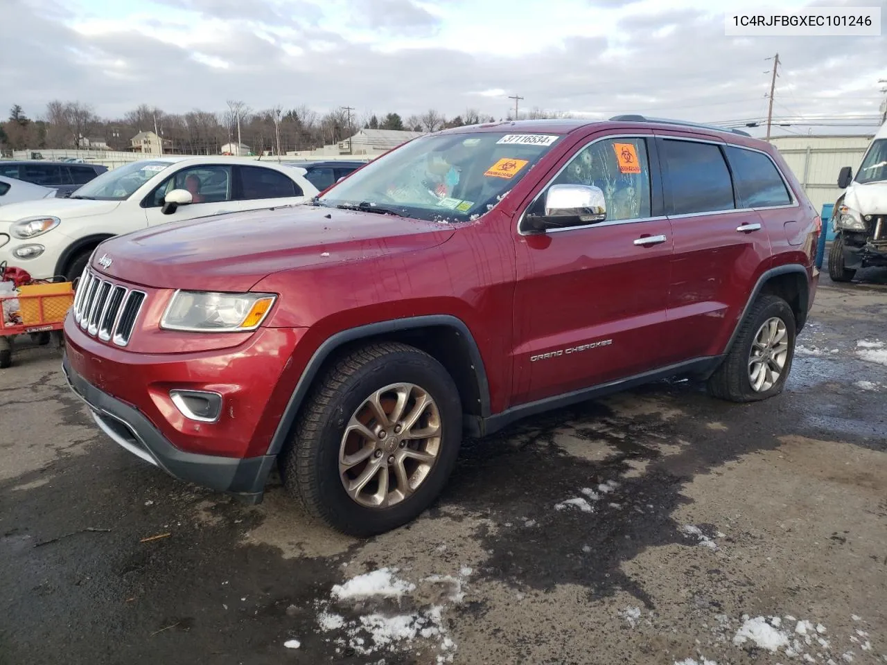 2014 Jeep Grand Cherokee Limited VIN: 1C4RJFBGXEC101246 Lot: 56015244