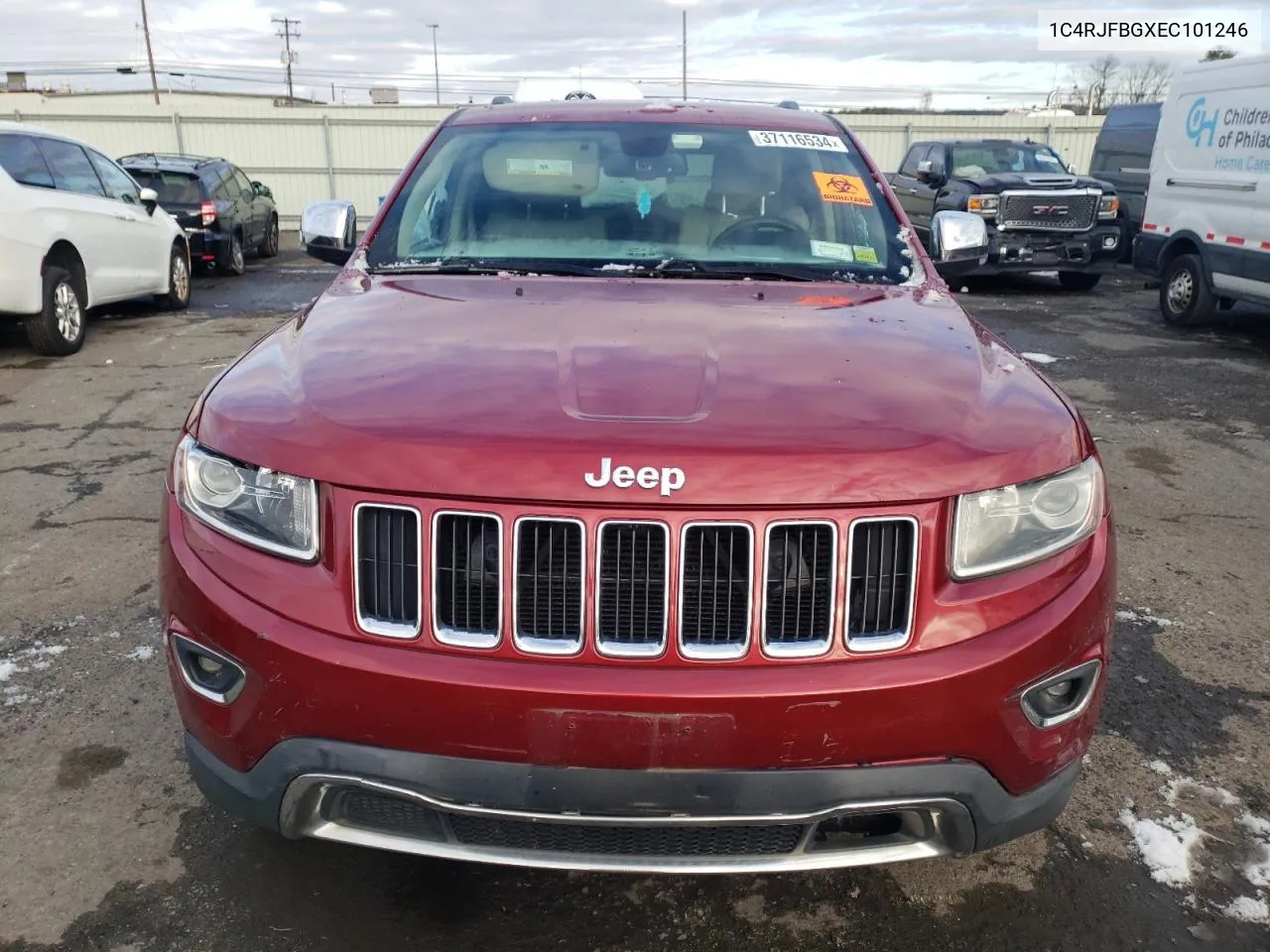 2014 Jeep Grand Cherokee Limited VIN: 1C4RJFBGXEC101246 Lot: 56015244