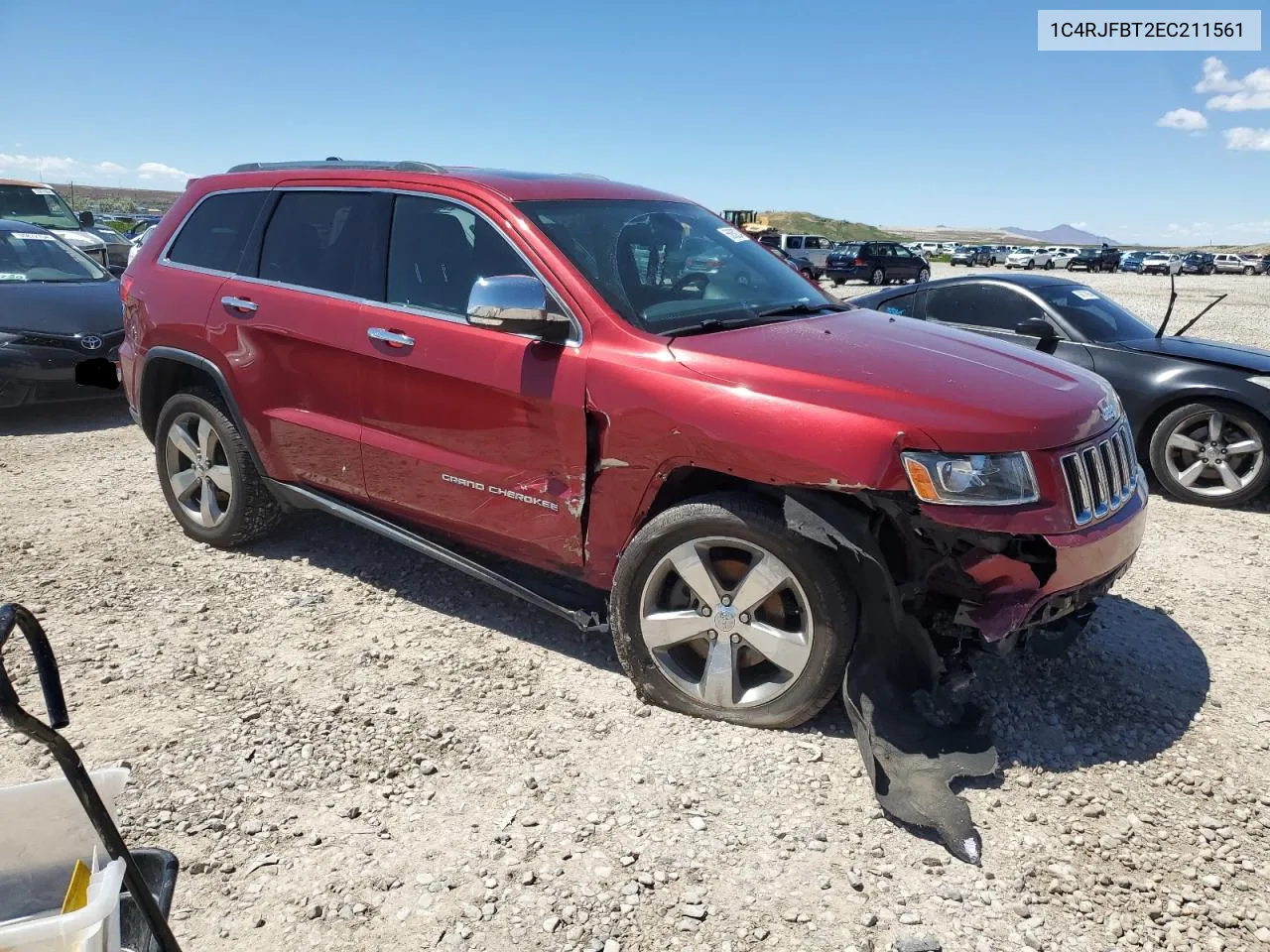 2014 Jeep Grand Cherokee Limited VIN: 1C4RJFBT2EC211561 Lot: 56059234