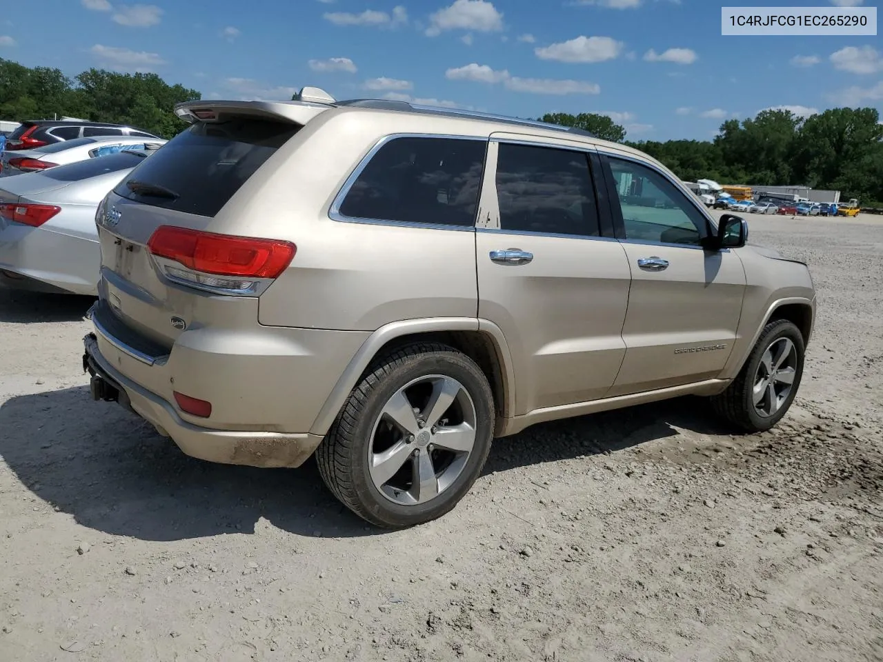 2014 Jeep Grand Cherokee Overland VIN: 1C4RJFCG1EC265290 Lot: 56085024