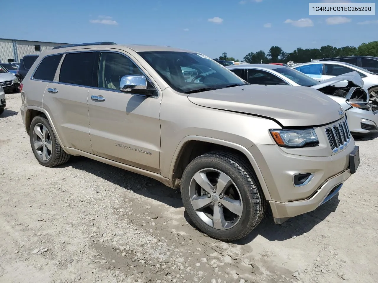 2014 Jeep Grand Cherokee Overland VIN: 1C4RJFCG1EC265290 Lot: 56085024