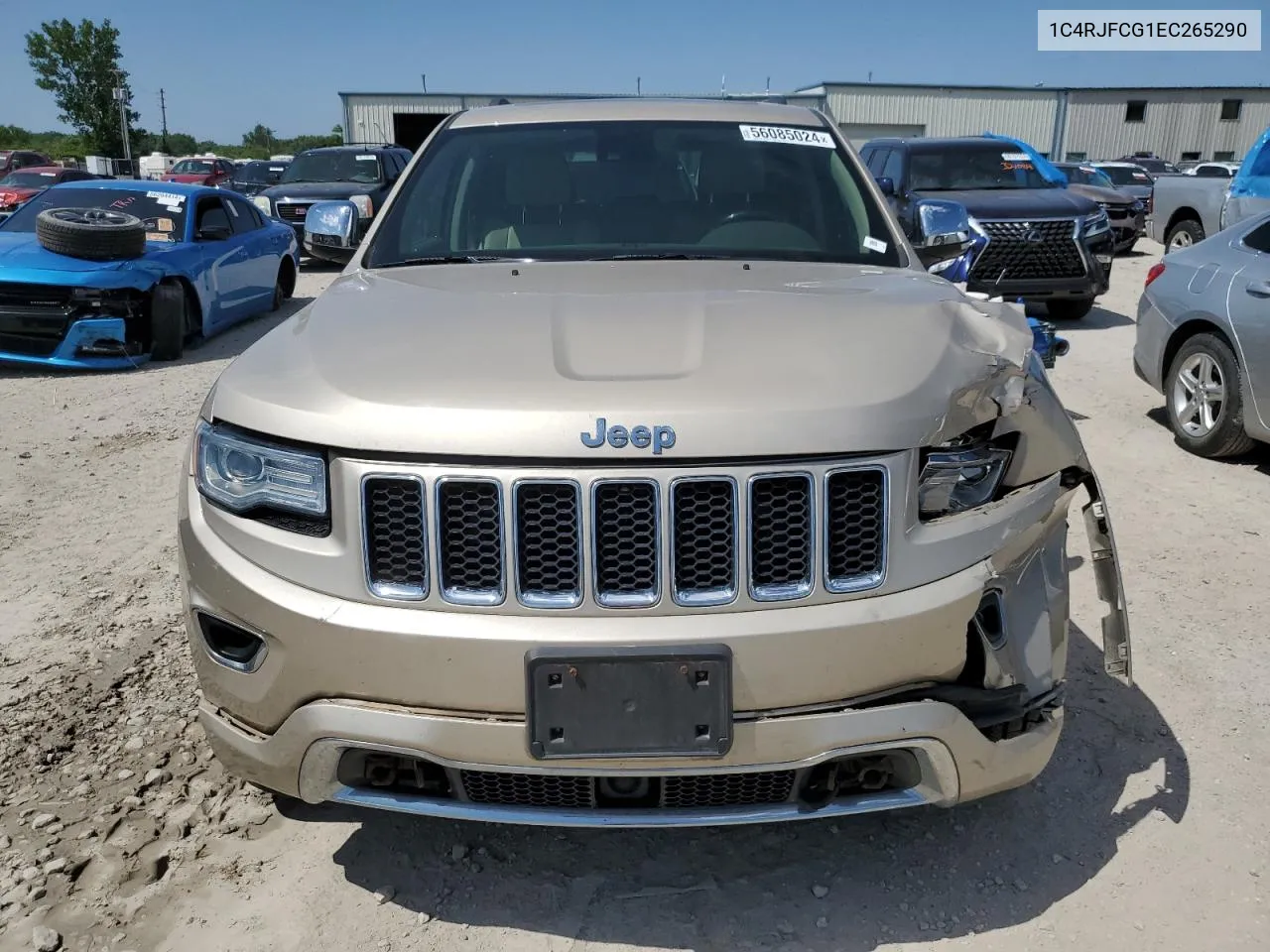 2014 Jeep Grand Cherokee Overland VIN: 1C4RJFCG1EC265290 Lot: 56085024