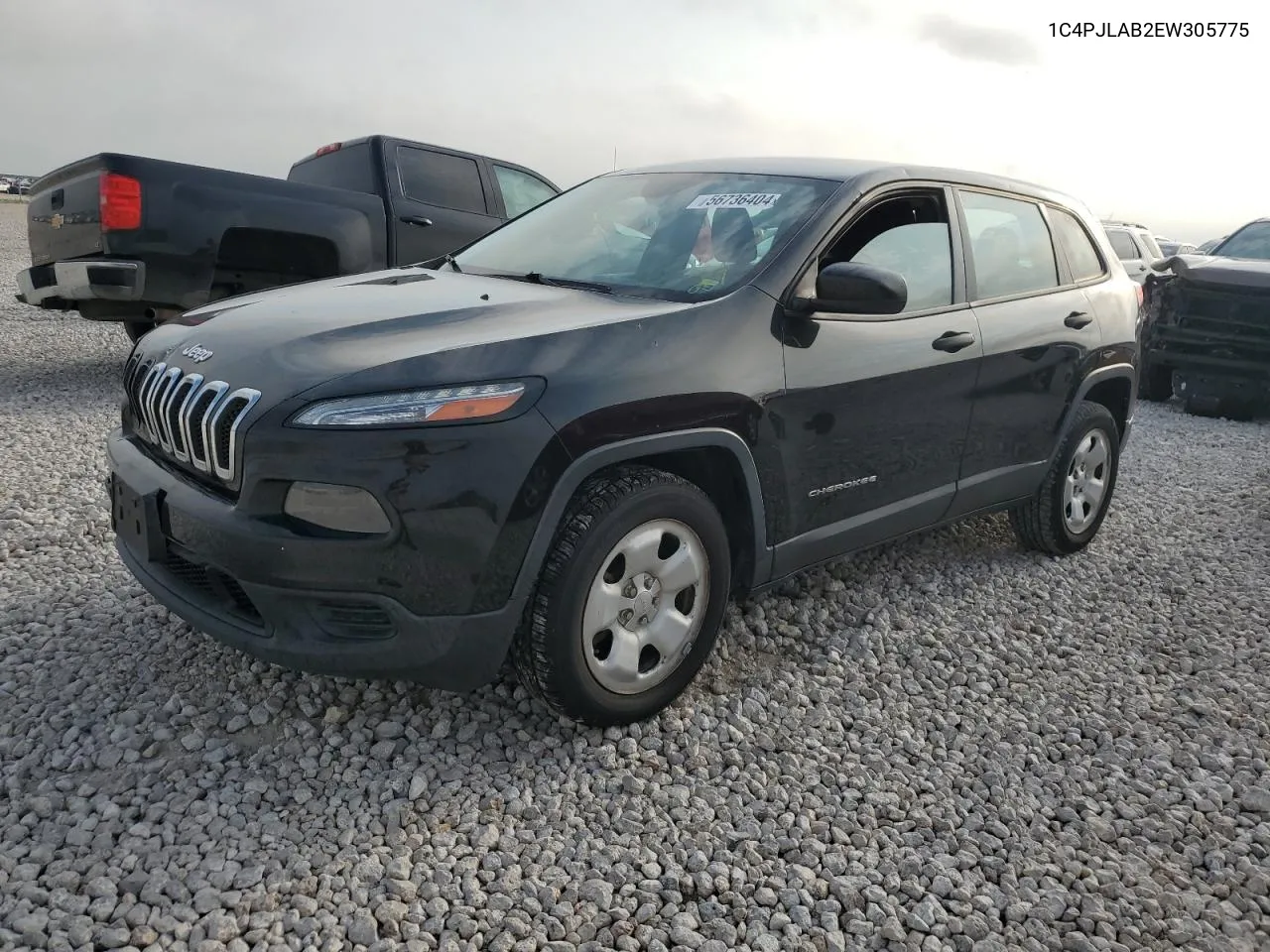 1C4PJLAB2EW305775 2014 Jeep Cherokee Sport