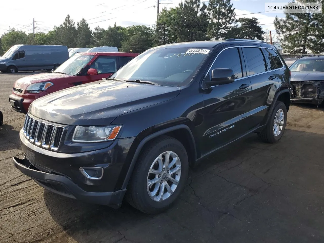 2014 Jeep Grand Cherokee Laredo VIN: 1C4RJFAG1EC471633 Lot: 57230724