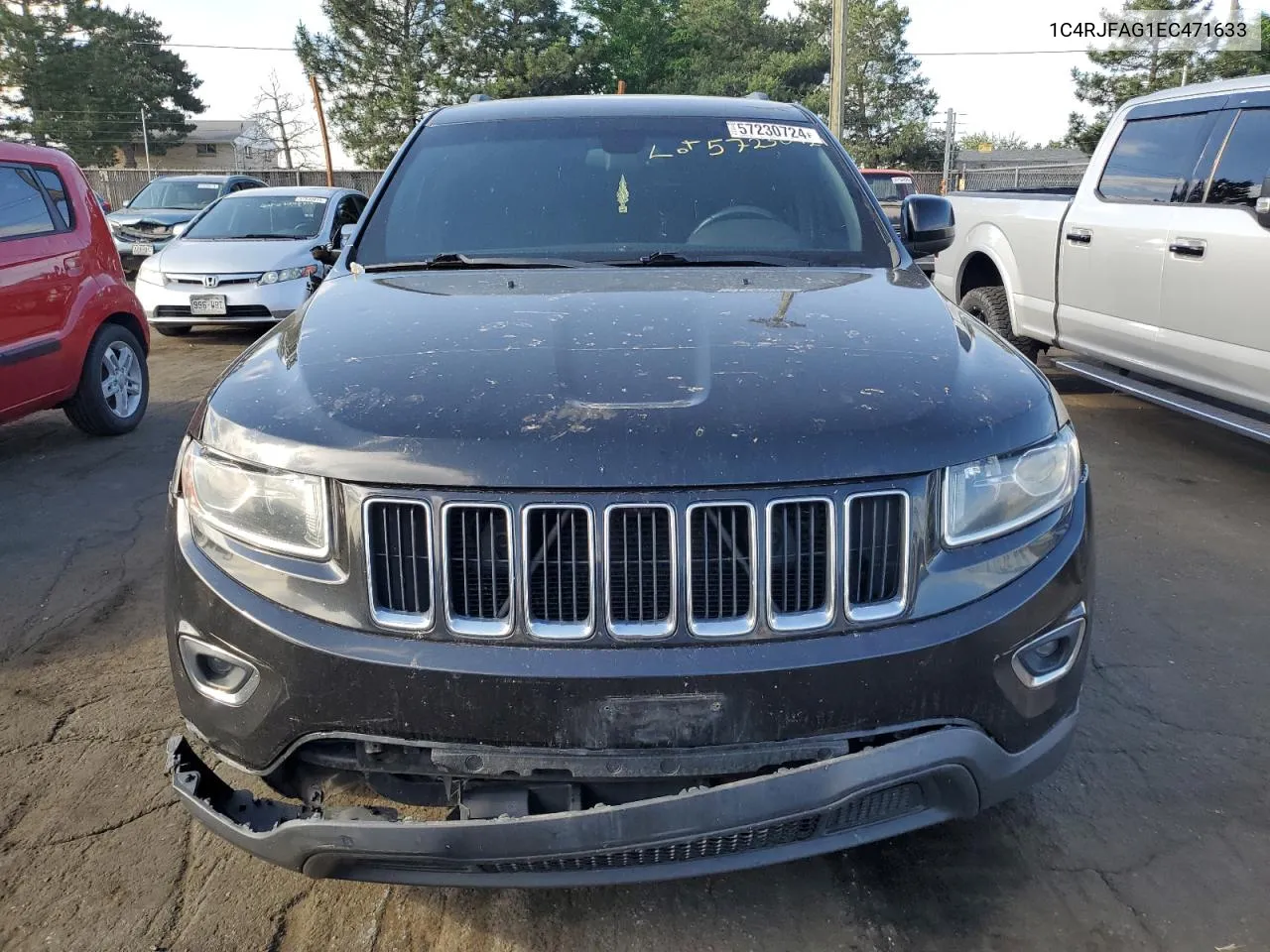 2014 Jeep Grand Cherokee Laredo VIN: 1C4RJFAG1EC471633 Lot: 57230724