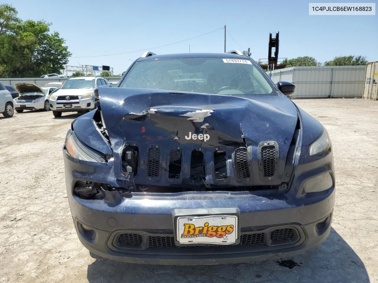 2014 Jeep Cherokee Latitude VIN: 1C4PJLCB6EW168823 Lot: 57893774