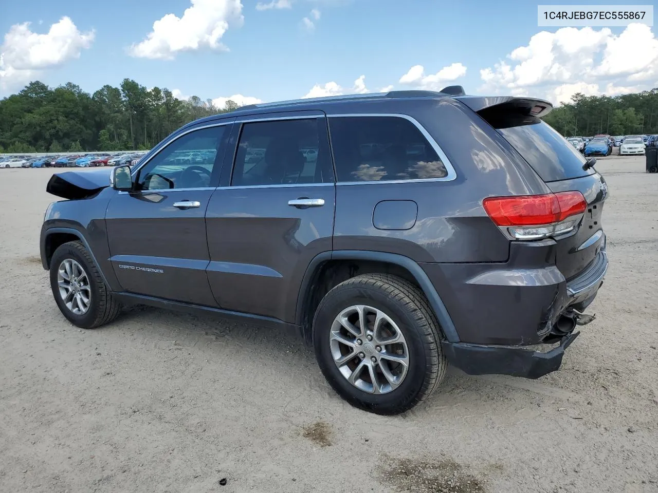 2014 Jeep Grand Cherokee Limited VIN: 1C4RJEBG7EC555867 Lot: 58137004