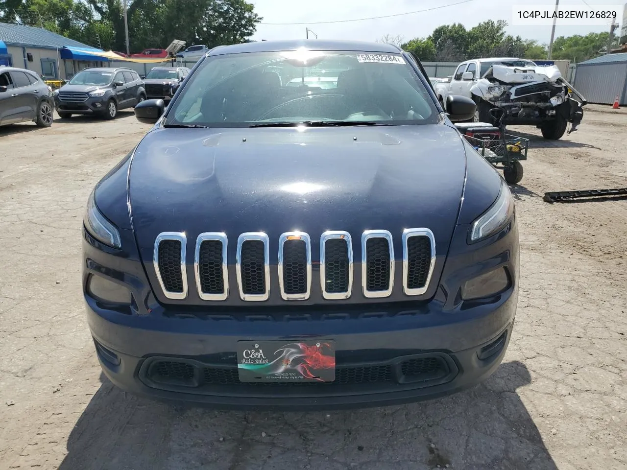 1C4PJLAB2EW126829 2014 Jeep Cherokee Sport