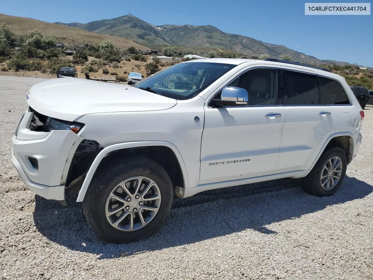 2014 Jeep Grand Cherokee Overland VIN: 1C4RJFCTXEC441704 Lot: 58451034