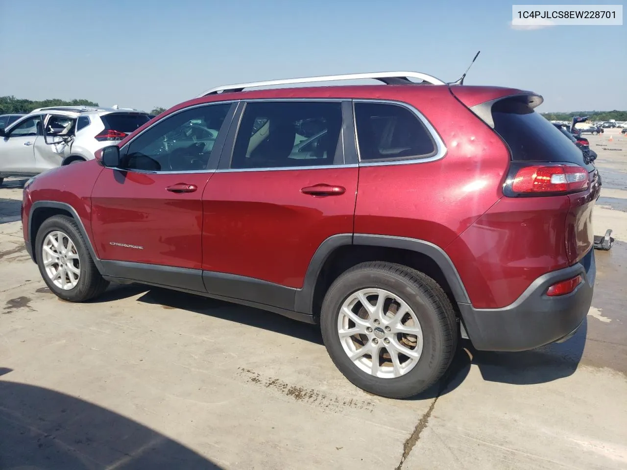 2014 Jeep Cherokee Latitude VIN: 1C4PJLCS8EW228701 Lot: 58751104