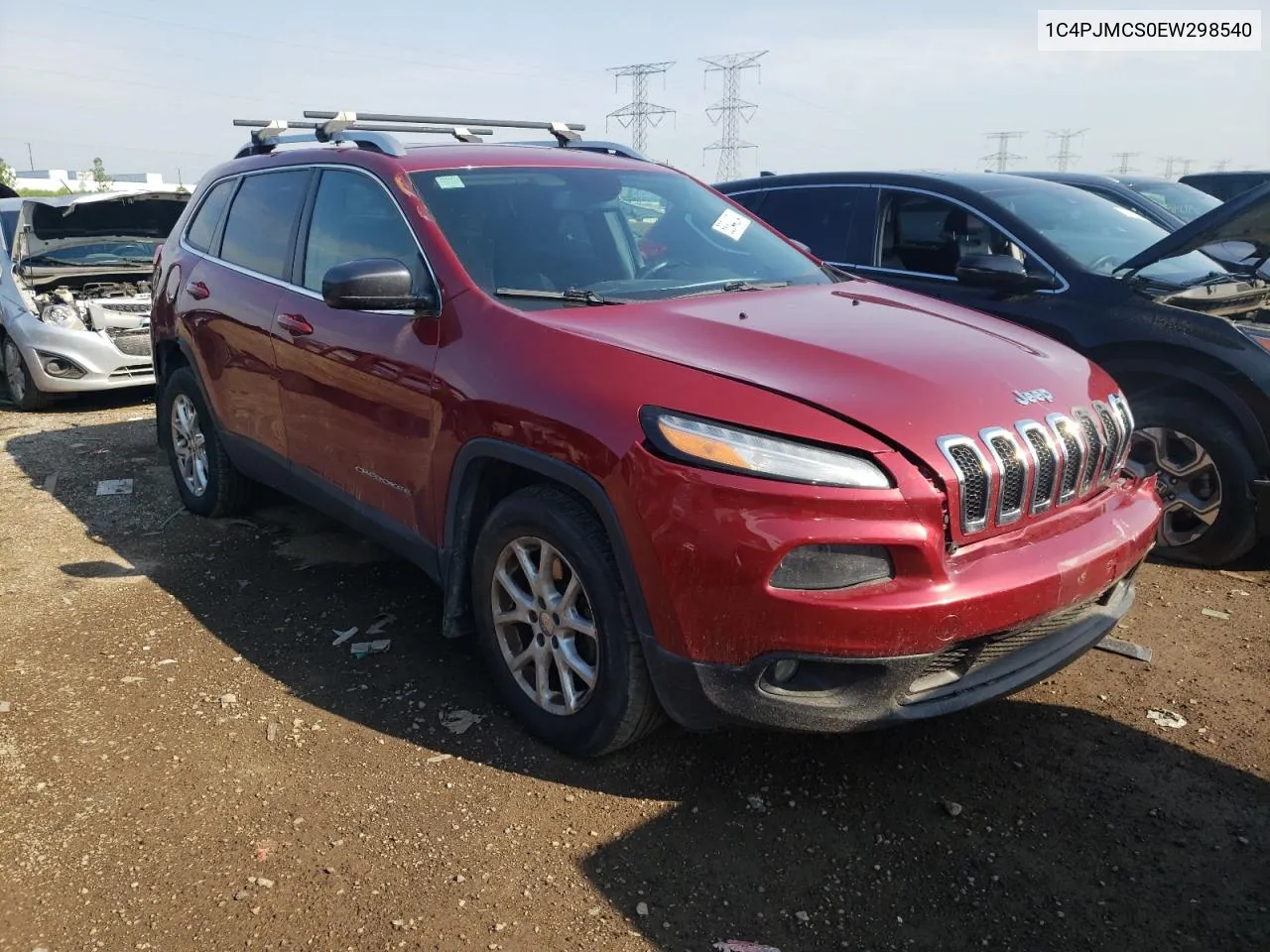 2014 Jeep Cherokee Latitude VIN: 1C4PJMCS0EW298540 Lot: 58844034