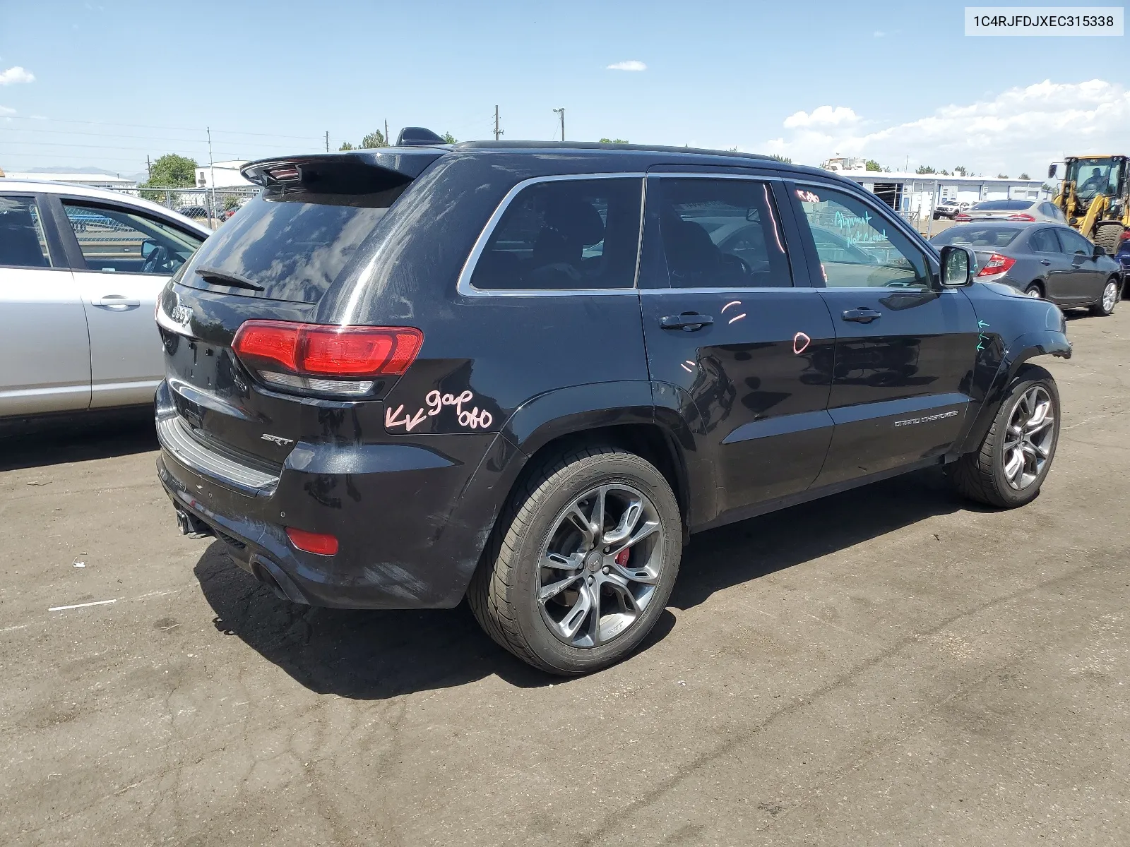 1C4RJFDJXEC315338 2014 Jeep Grand Cherokee Srt-8