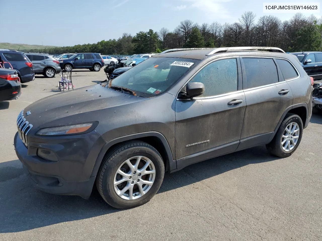 2014 Jeep Cherokee Latitude VIN: 1C4PJMCS1EW146623 Lot: 58923364