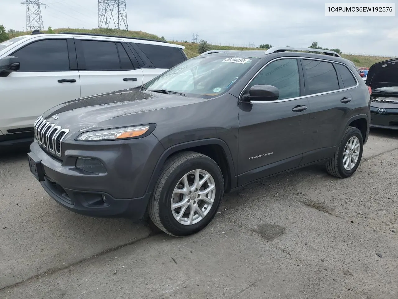 2014 Jeep Cherokee Latitude VIN: 1C4PJMCS6EW192576 Lot: 59104434