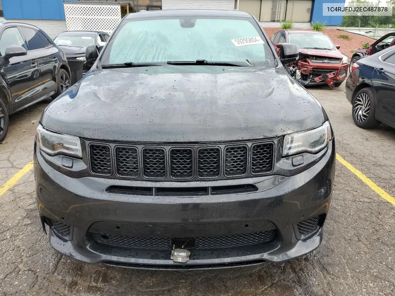 1C4RJFDJ2EC487878 2014 Jeep Grand Cherokee Srt-8