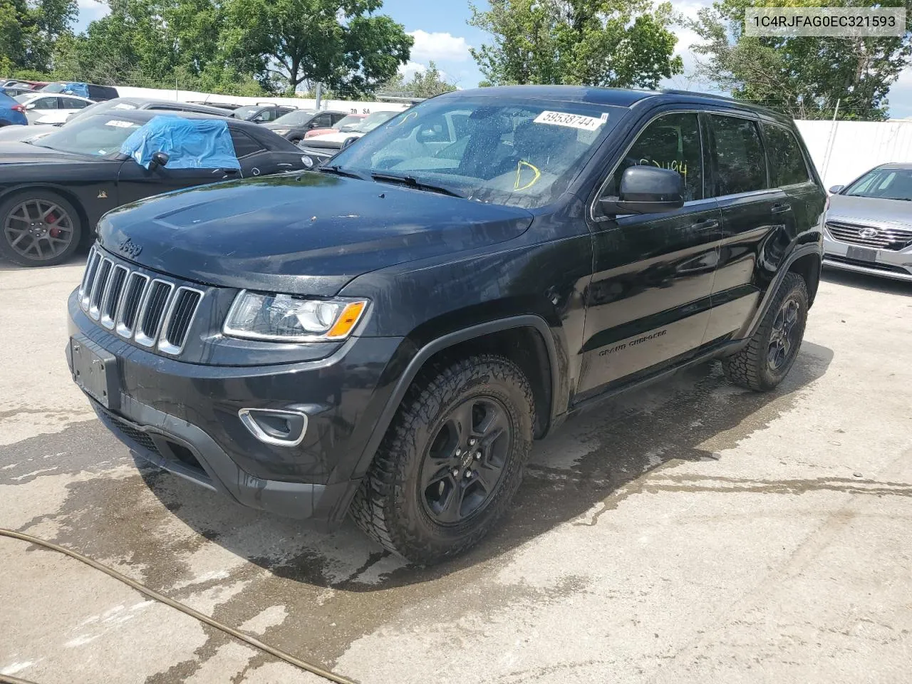 2014 Jeep Grand Cherokee Laredo VIN: 1C4RJFAG0EC321593 Lot: 59538744