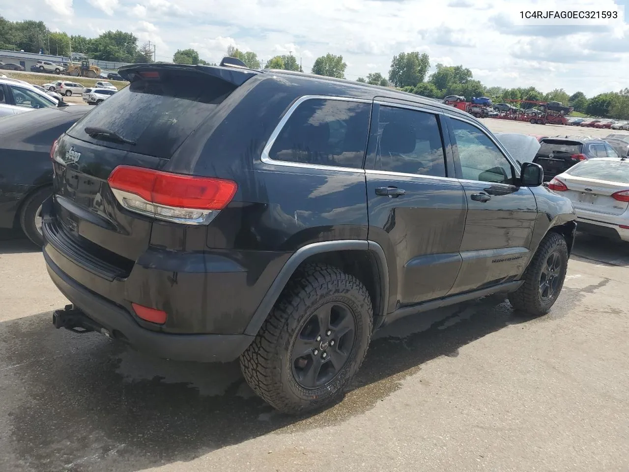 2014 Jeep Grand Cherokee Laredo VIN: 1C4RJFAG0EC321593 Lot: 59538744