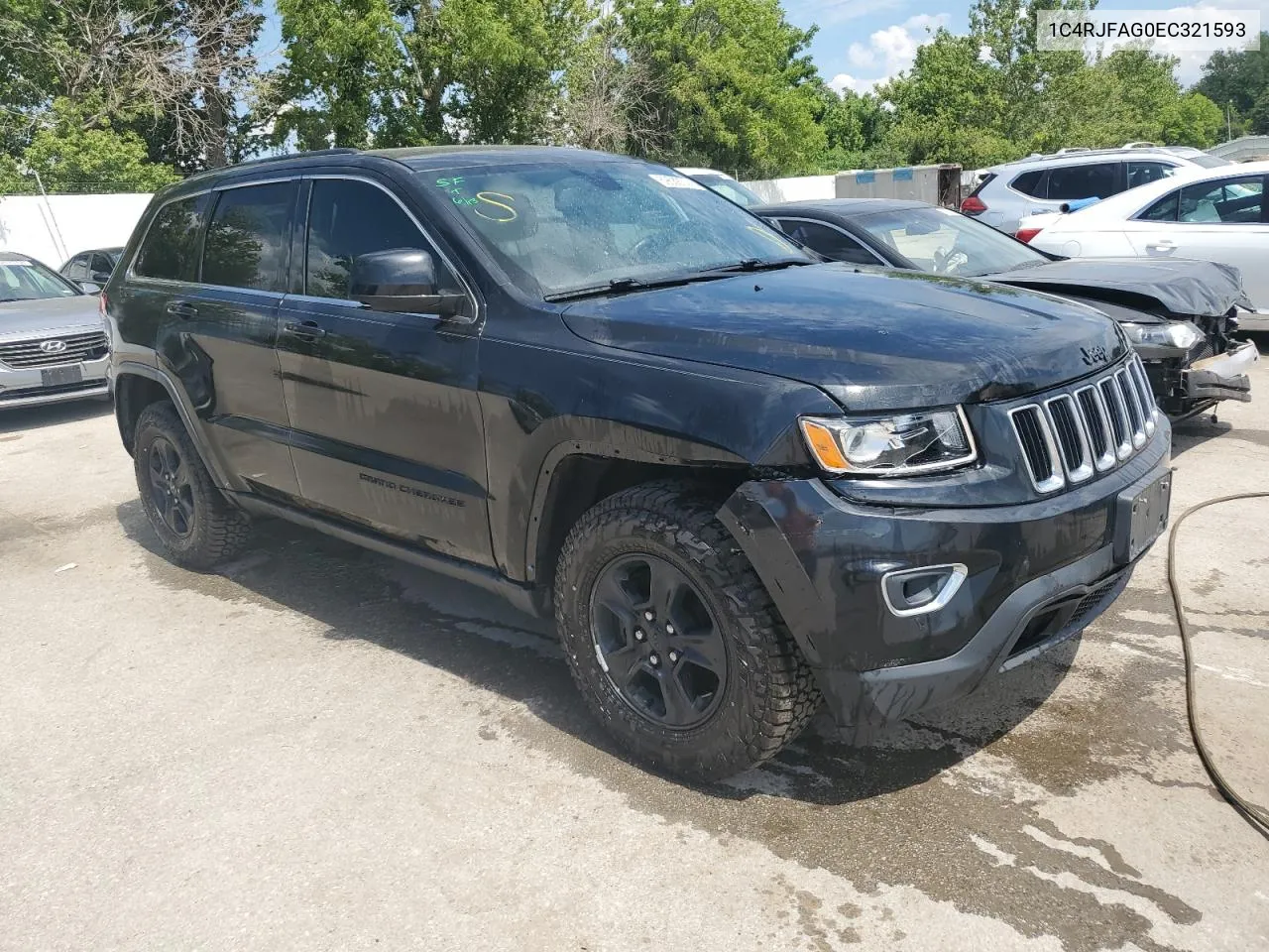 2014 Jeep Grand Cherokee Laredo VIN: 1C4RJFAG0EC321593 Lot: 59538744