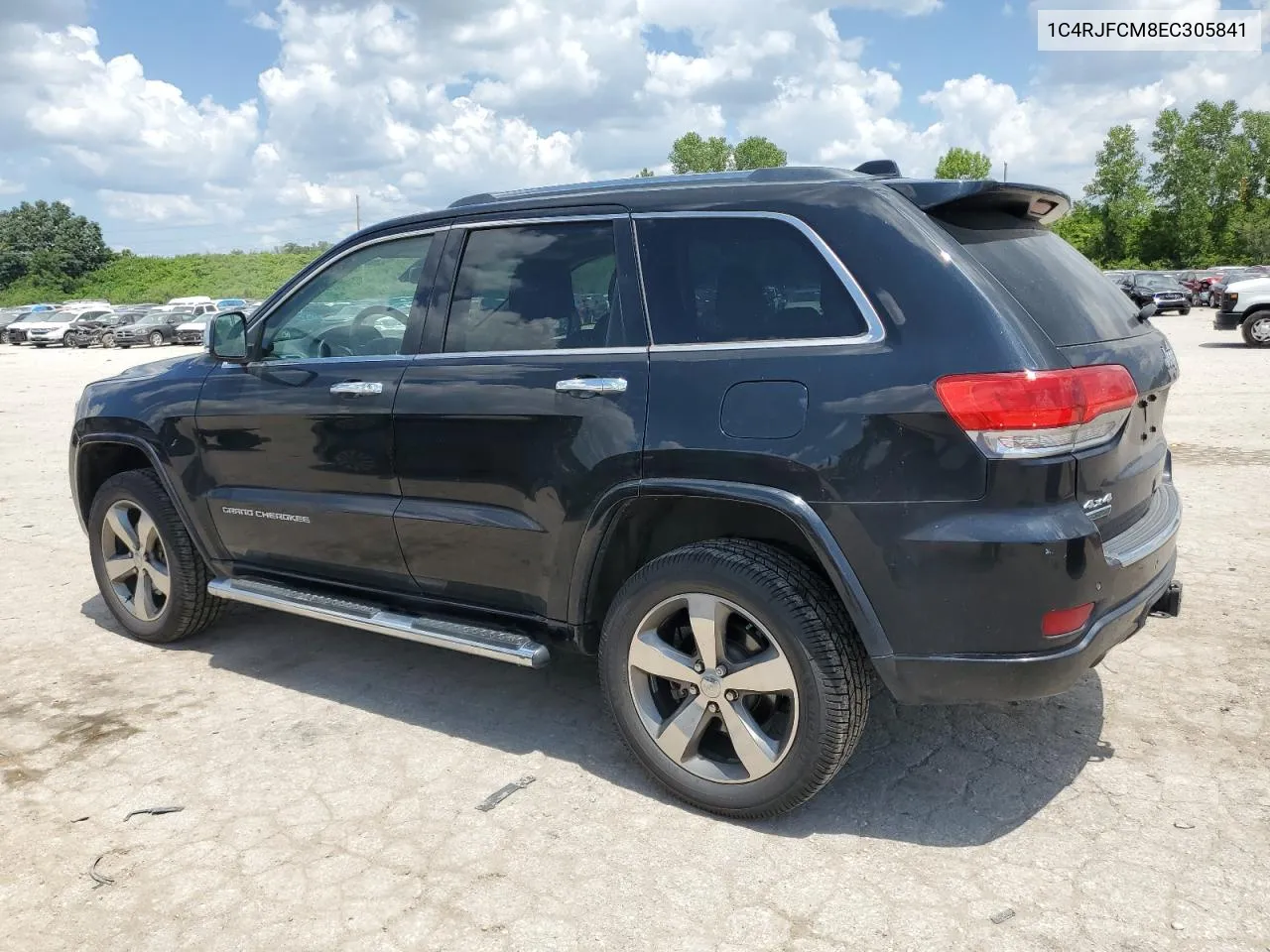 2014 Jeep Grand Cherokee Overland VIN: 1C4RJFCM8EC305841 Lot: 59744864