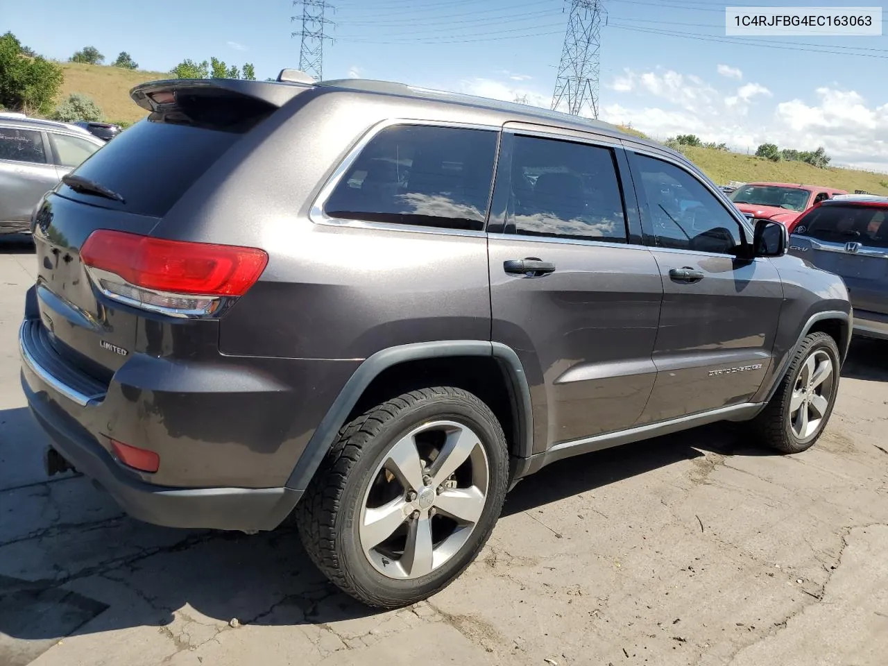 2014 Jeep Grand Cherokee Limited VIN: 1C4RJFBG4EC163063 Lot: 59851344