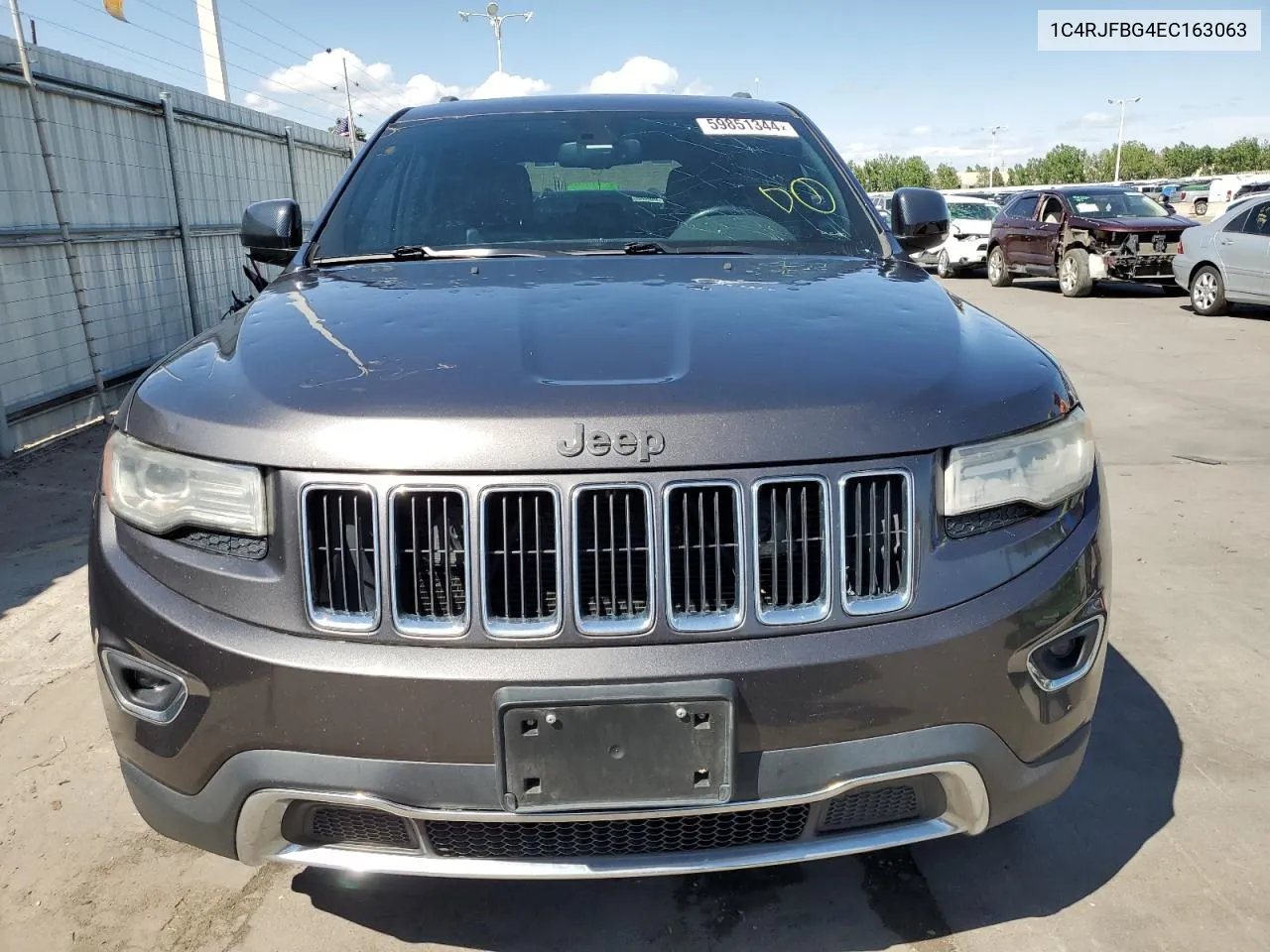 2014 Jeep Grand Cherokee Limited VIN: 1C4RJFBG4EC163063 Lot: 59851344