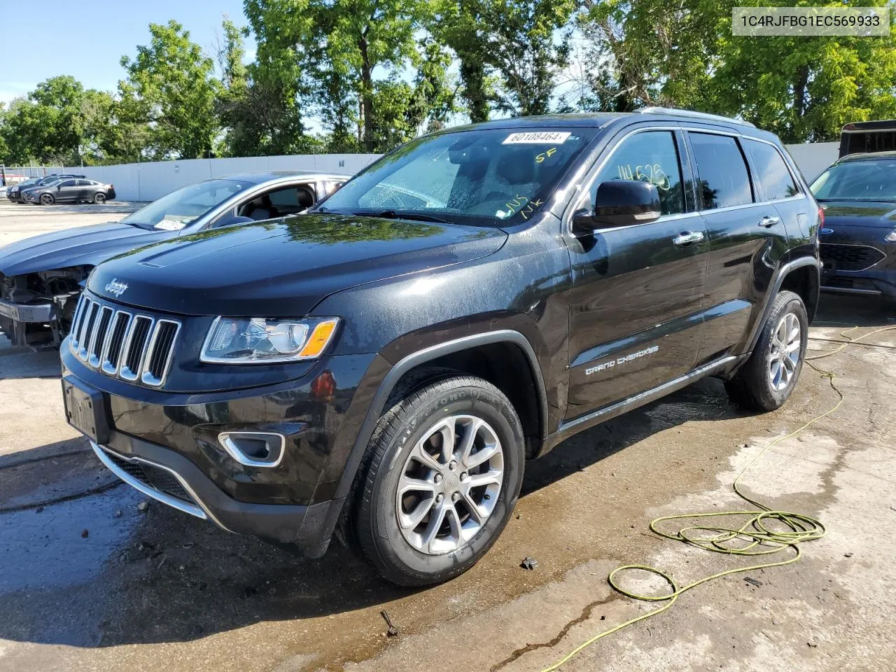 2014 Jeep Grand Cherokee Limited VIN: 1C4RJFBG1EC569933 Lot: 60108464