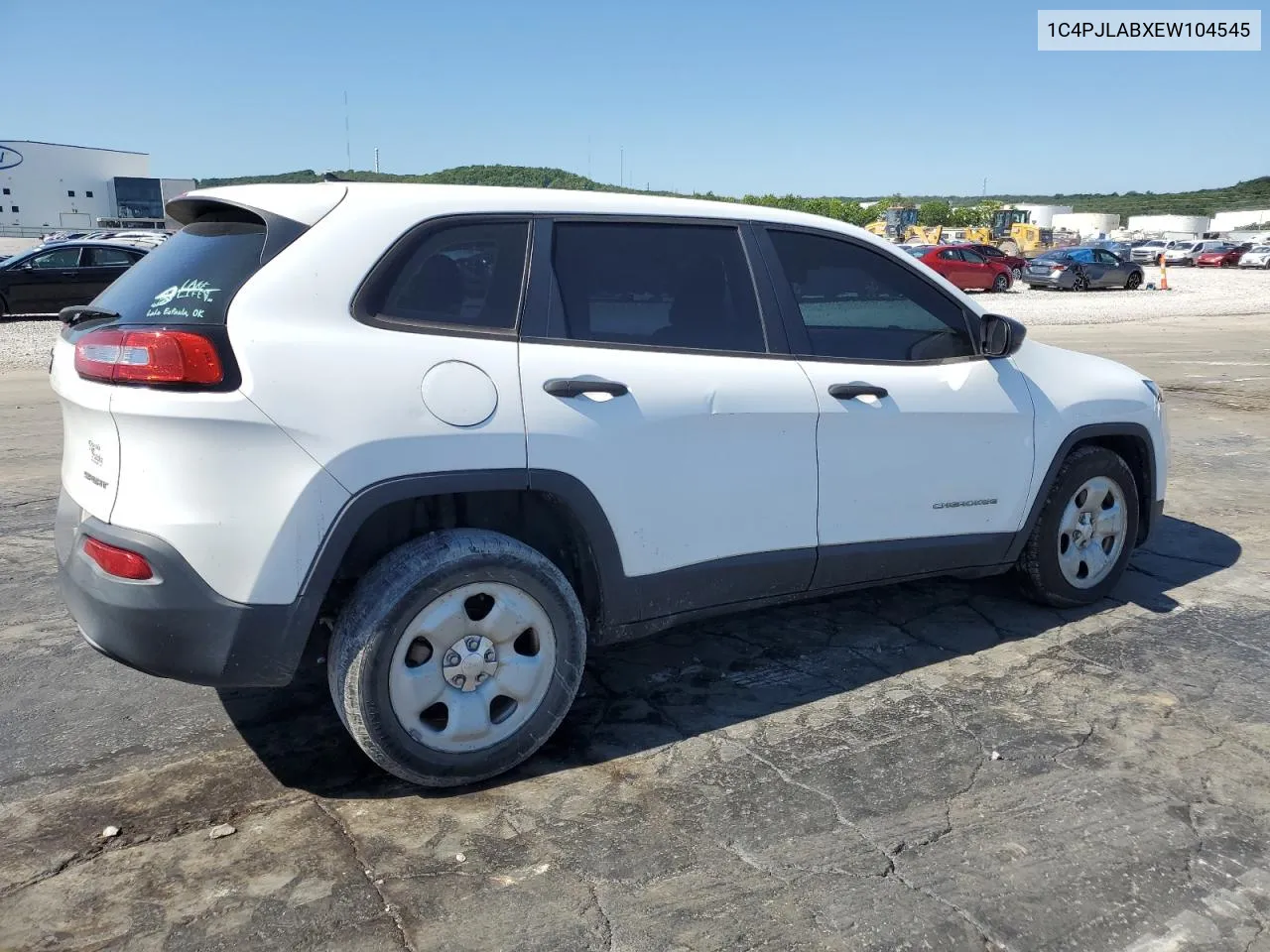 2014 Jeep Cherokee Sport VIN: 1C4PJLABXEW104545 Lot: 60915814