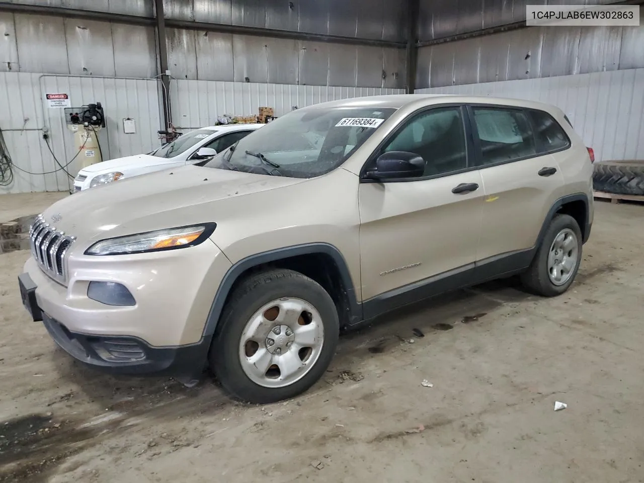 2014 Jeep Cherokee Sport VIN: 1C4PJLAB6EW302863 Lot: 61169384