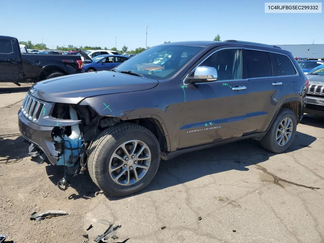 2014 Jeep Grand Cherokee Limited VIN: 1C4RJFBG5EC299332 Lot: 61305334