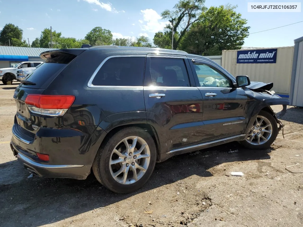 2014 Jeep Grand Cherokee Summit VIN: 1C4RJFJT2EC106357 Lot: 61318674