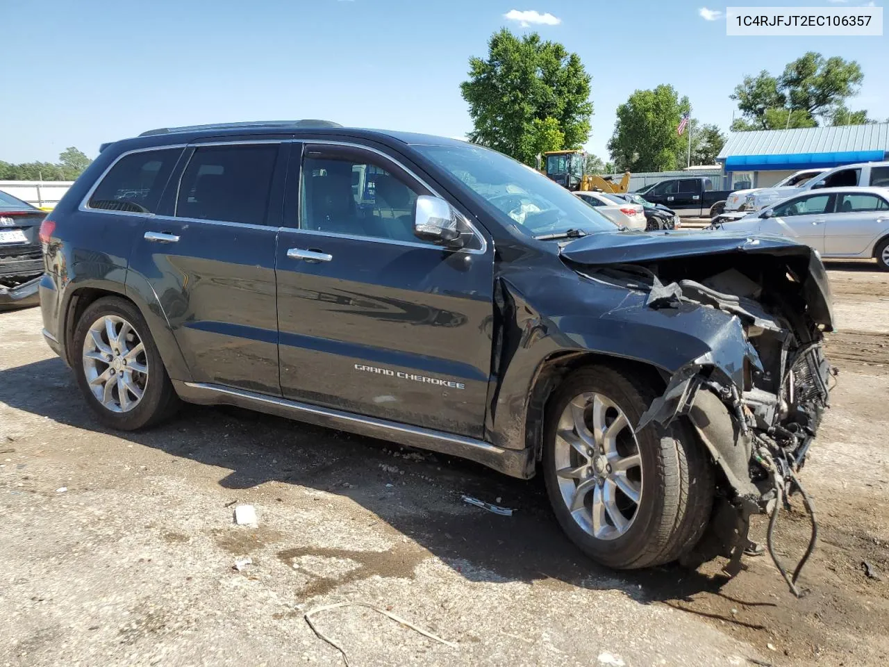 2014 Jeep Grand Cherokee Summit VIN: 1C4RJFJT2EC106357 Lot: 61318674