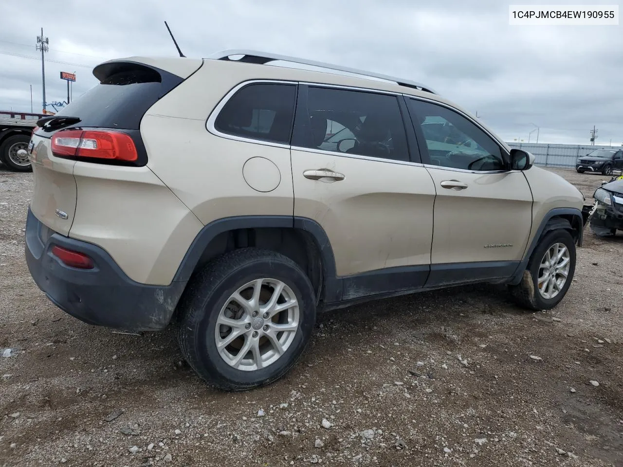 2014 Jeep Cherokee Latitude VIN: 1C4PJMCB4EW190955 Lot: 61376104